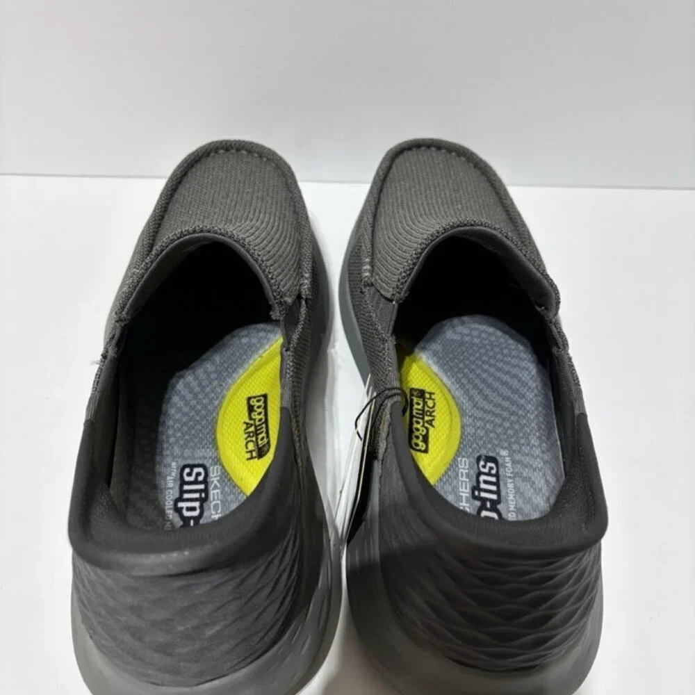 Skechers Men’s Parson-Ralven Gray Slip-On Shoes, Size 9.5 M